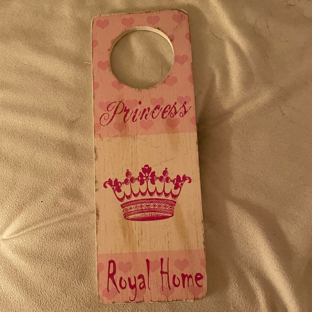 Pink Princess Royal Home doorknob decoration